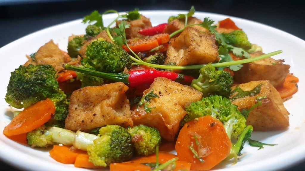 Fried Tofu with Vegetables