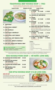 pho 9 menu