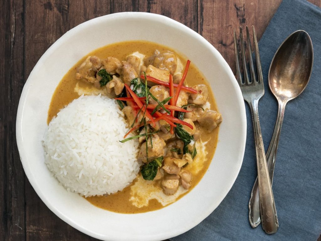 Panang curry chicken